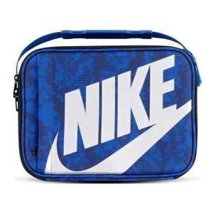 Nike Futura Fuel Pack Hard Shell Game Royal/Silver Camo Lunch Box 9A2744-I29 New